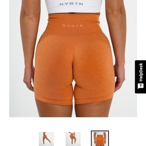 Nvgtn burnt orange pro shorts